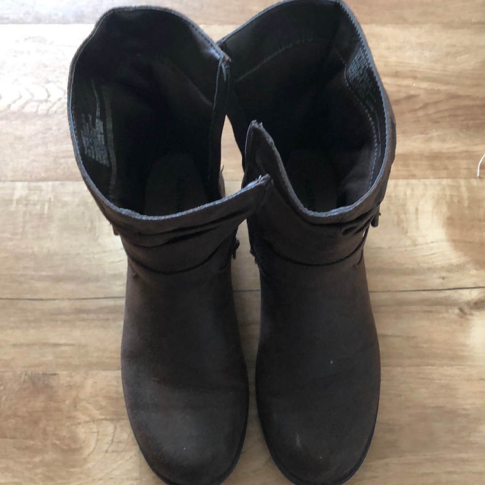 Brown booties